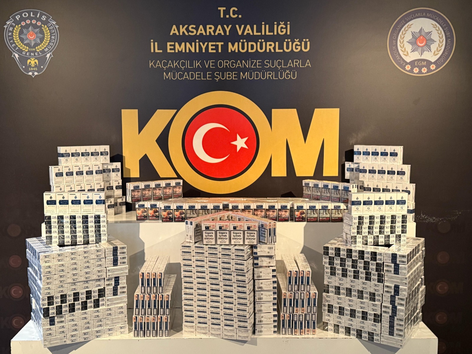 Aksaray'da Kaçakçılık Operasyonları Sonuç Verdi: 10 Şüpheli Gözaltında